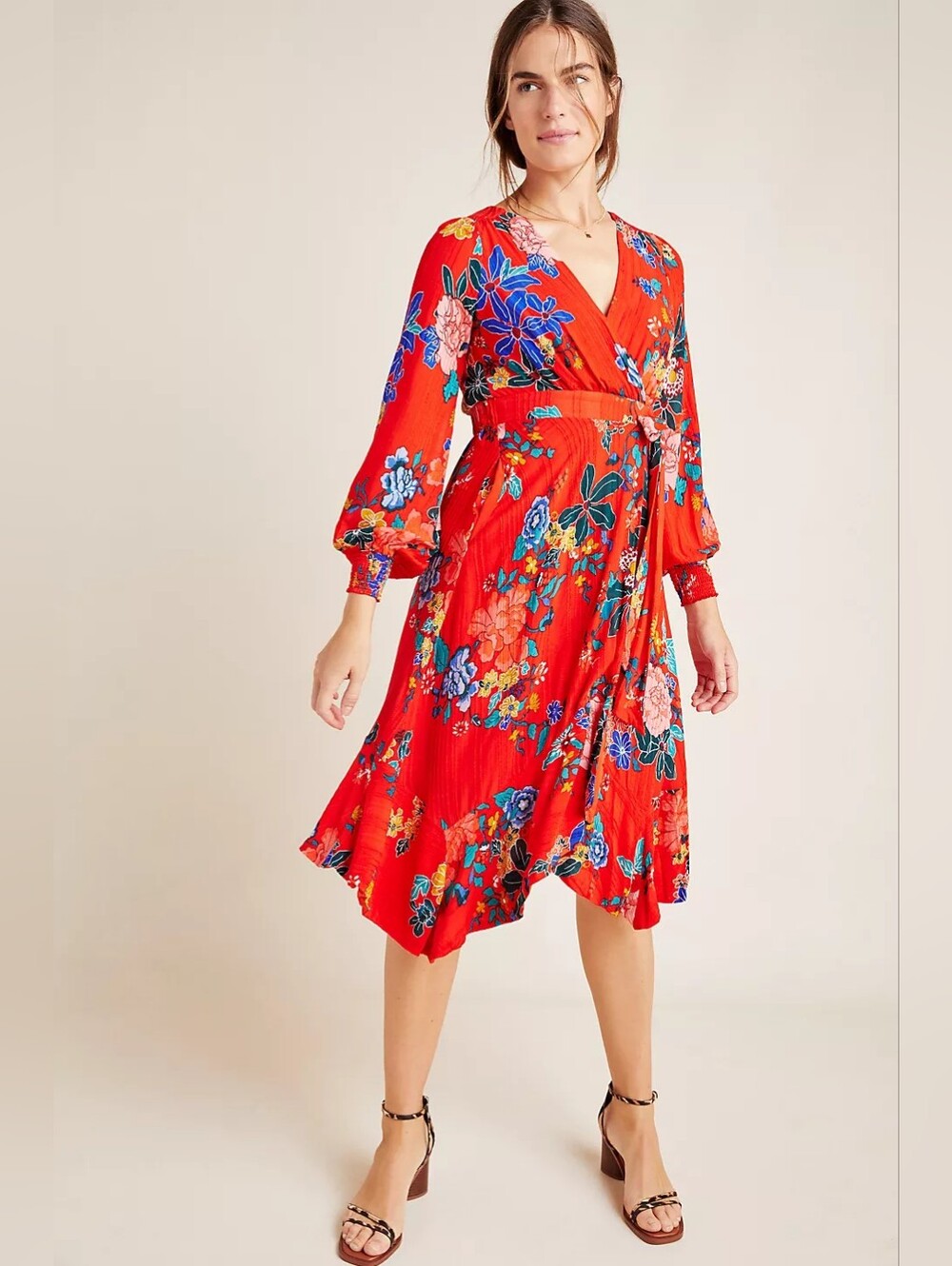 Anthropologie Boswell Textured Wrap Tunic 8